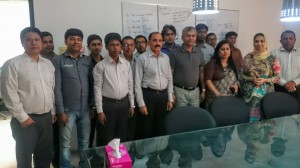 PEL team with management