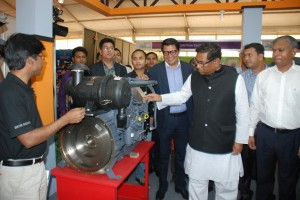 stall visit by energy minister